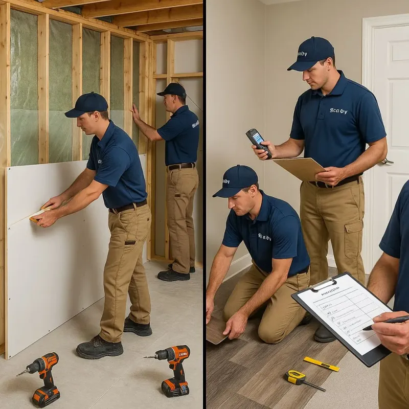 Repairs and Reconstruction process in Warren, OH